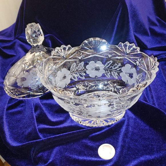 Lead Crystal Candy Dish - Picture 2 of 9
